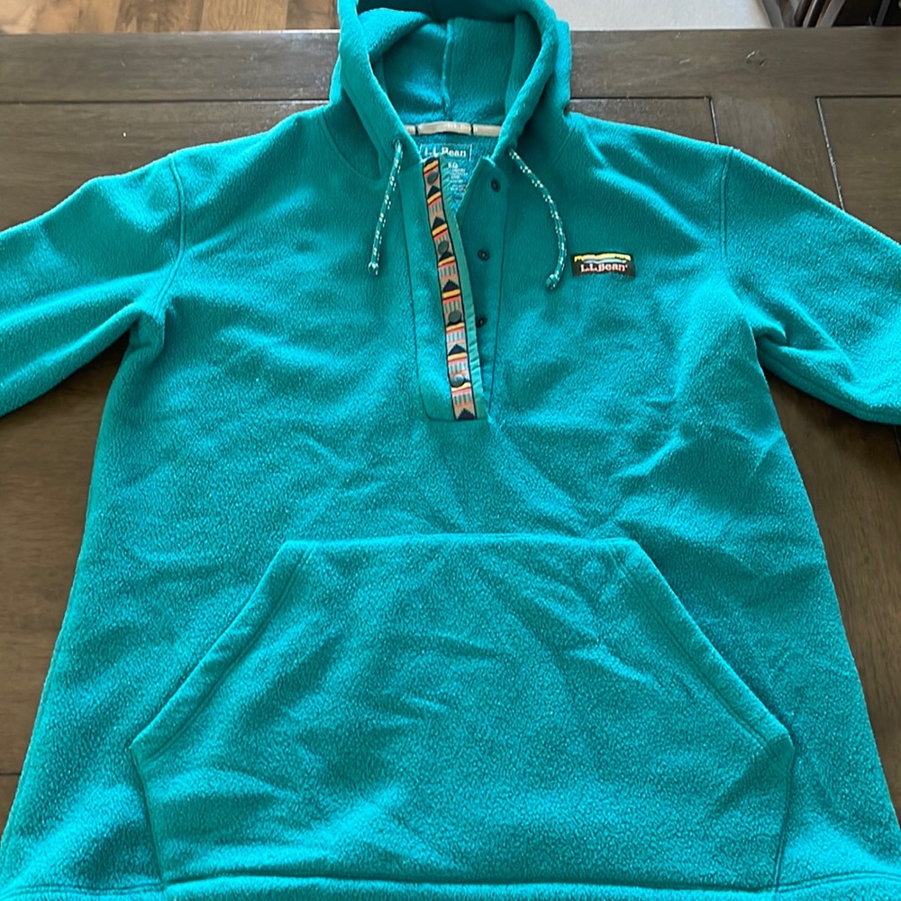 LL Bean Polyester Fleece Hoodie